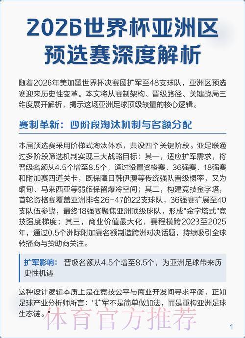 2026世界杯赛事数据深度解读与全方位剖析 2026世界杯赛事数据深度解读与全方位剖析
